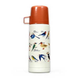 Метален термос с градински птици - RSPB